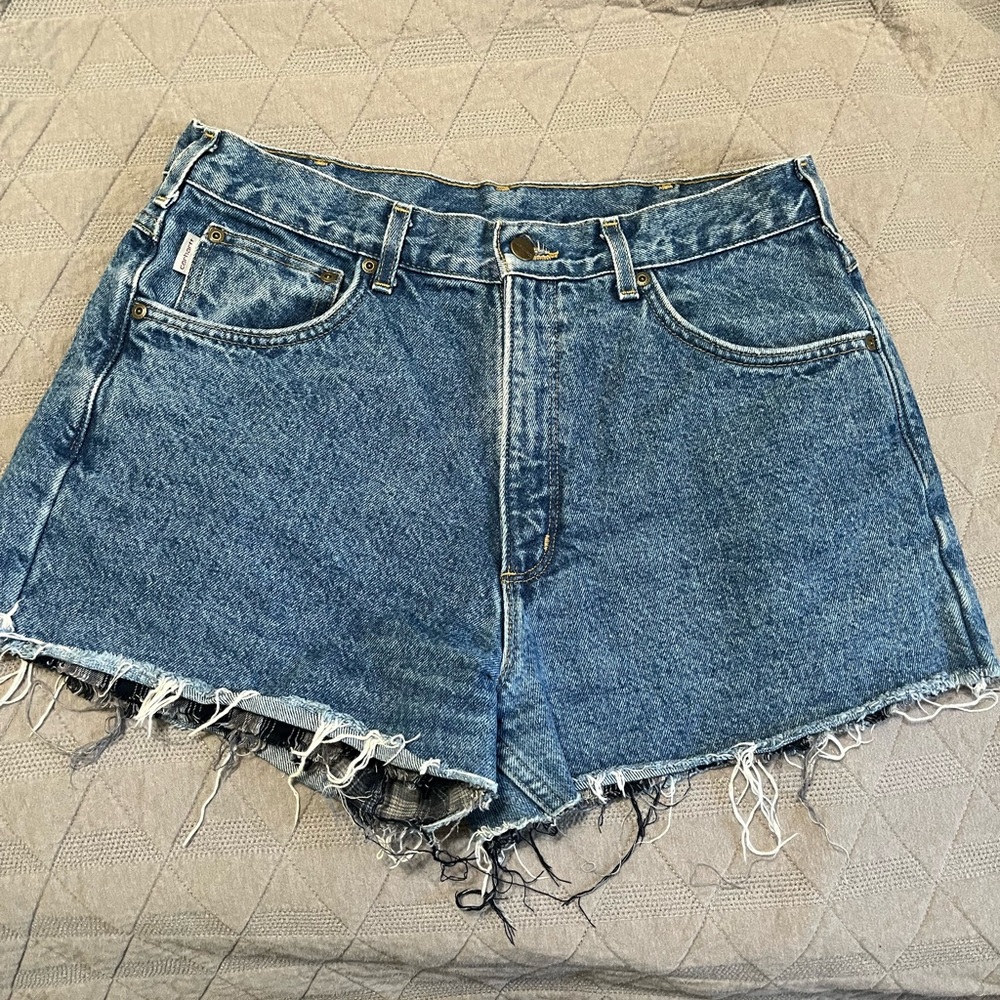Carhartt Jean Shorts w flannel lining